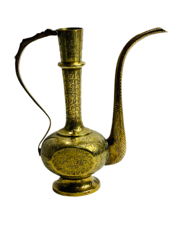 Vintage Brass Genie Bottle