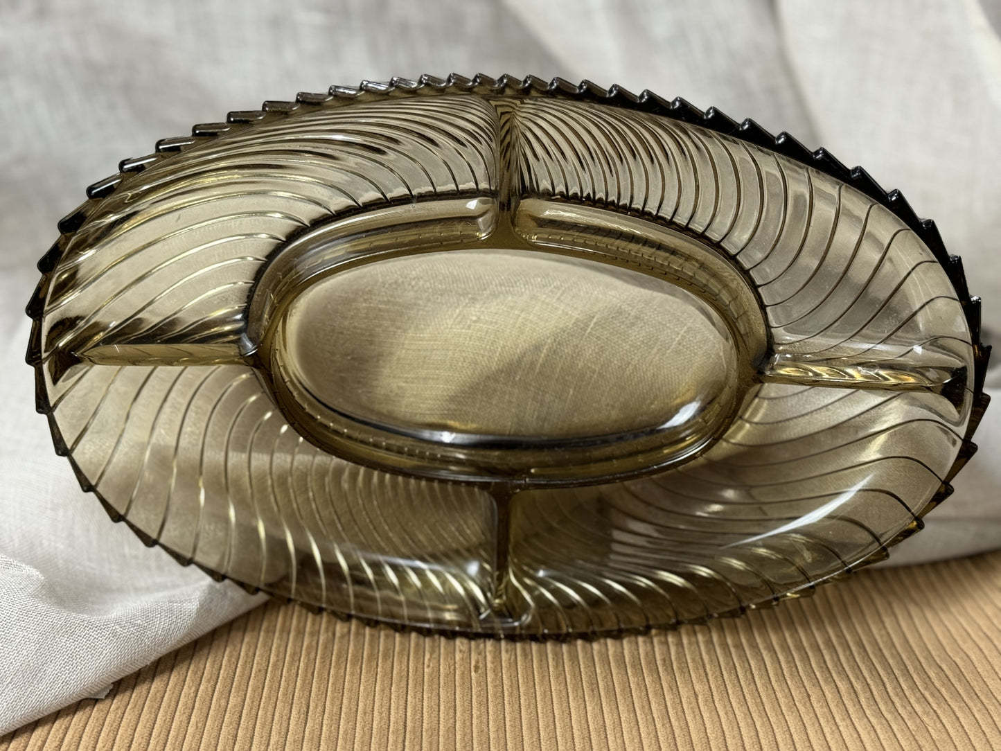 Art Retro Serving Dish From France