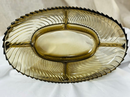 Art Retro Serving Dish From France