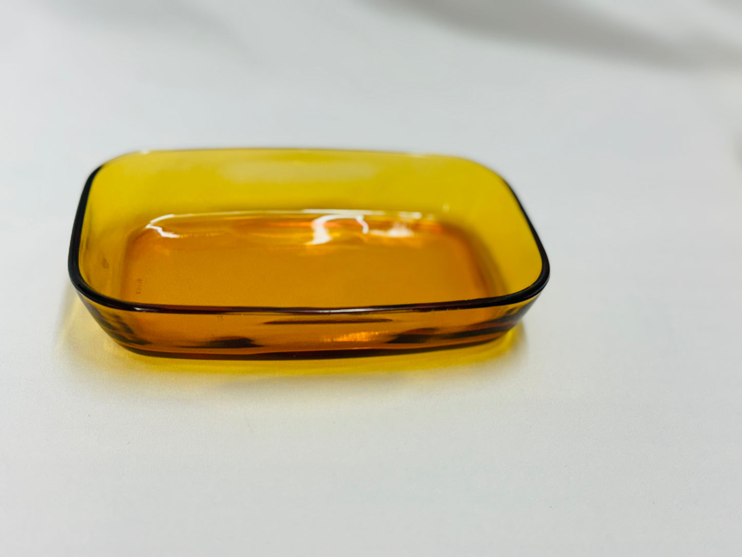 Vintage Amber Verco Dish