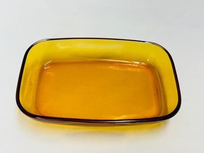 Vintage Amber Verco Dish