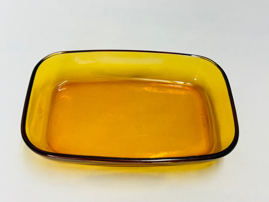 Vintage Amber Verco Dish