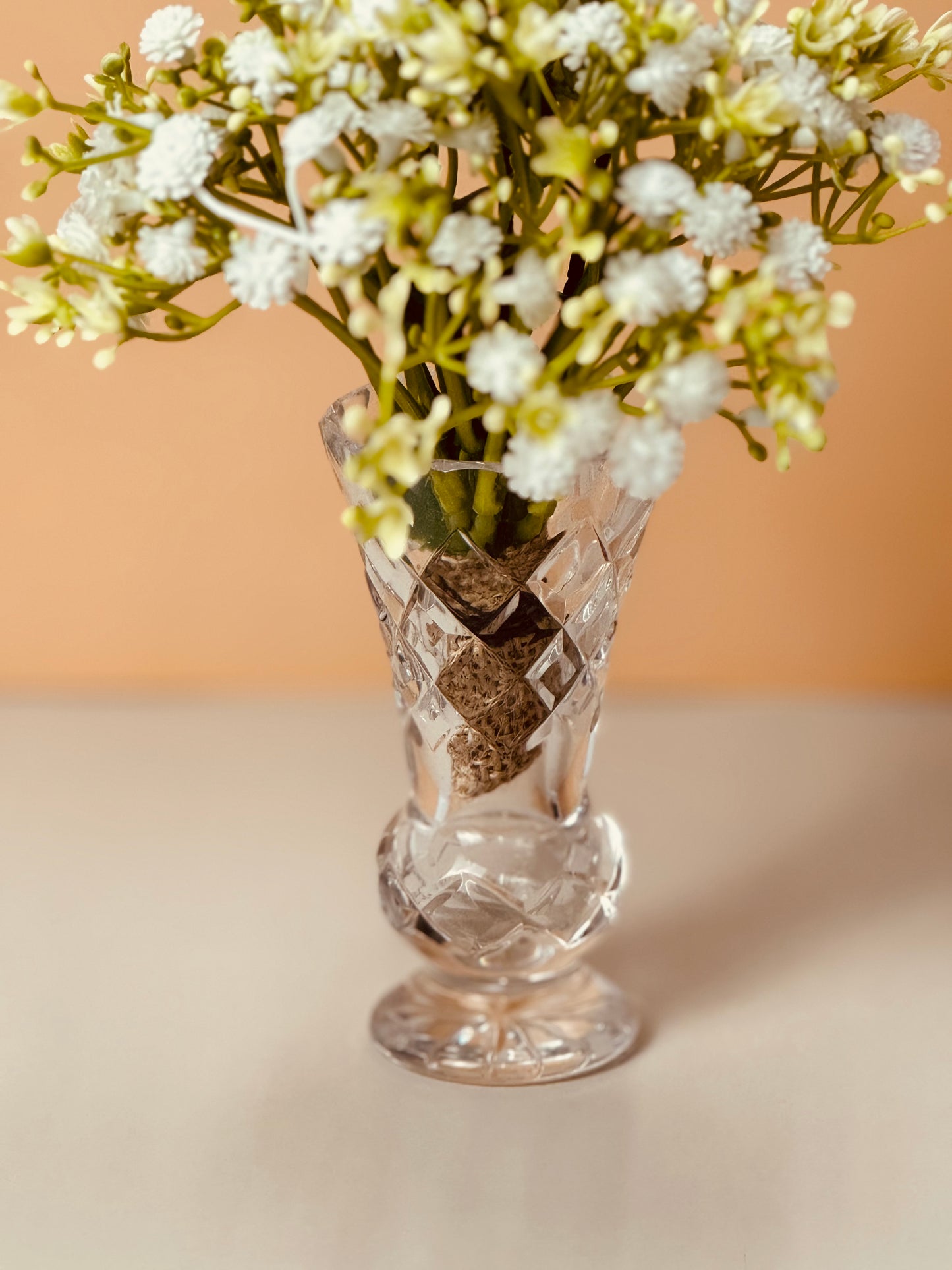 Bud Vintage Crystal Vase