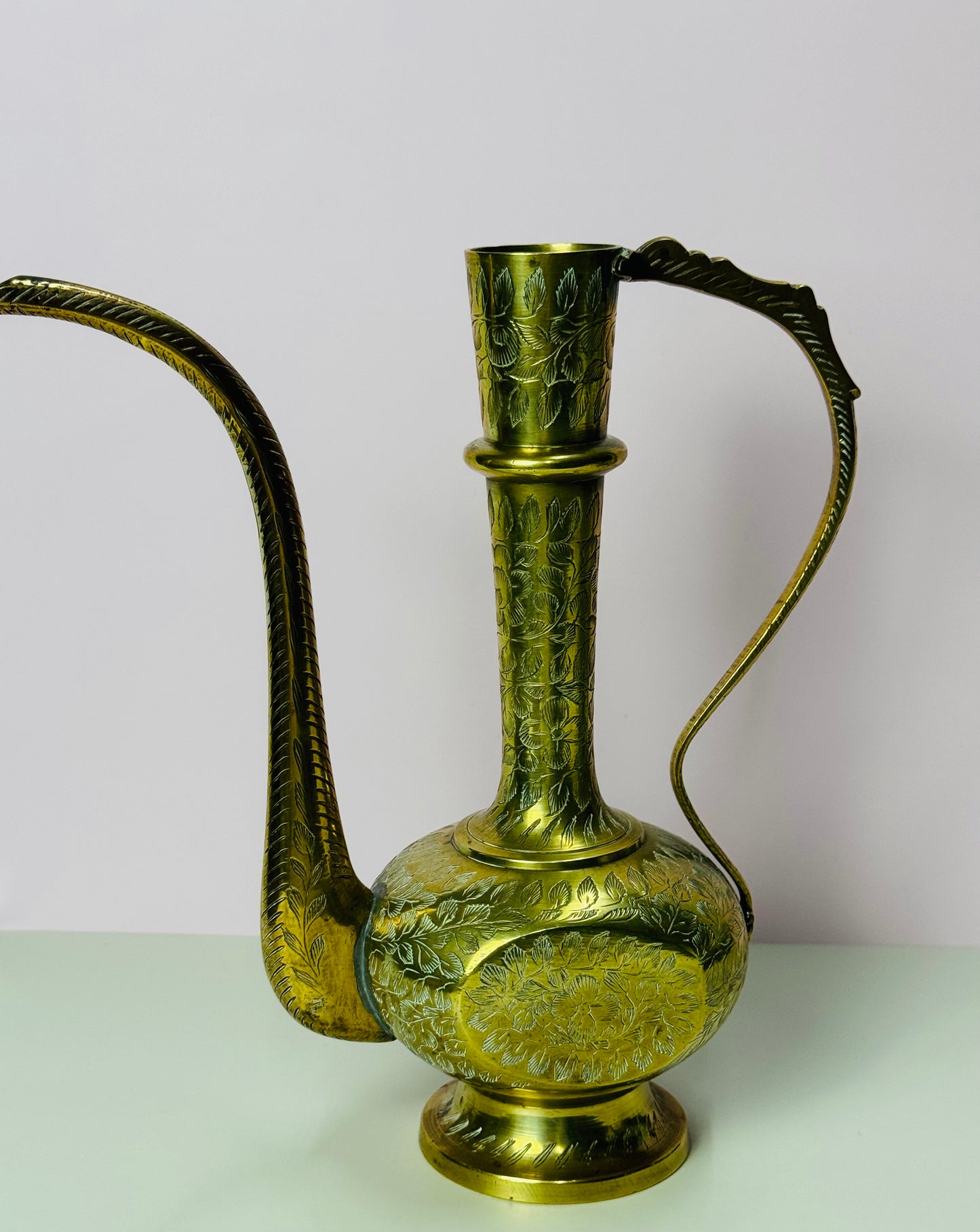 Vintage Brass Genie Bottle