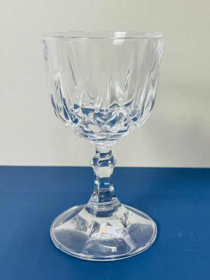 Vintage Retro Crystal Wine Glass Royal Crystal Rock