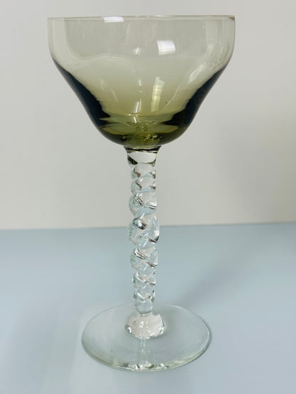 Vintage Olive Green Martini Twisted Steam