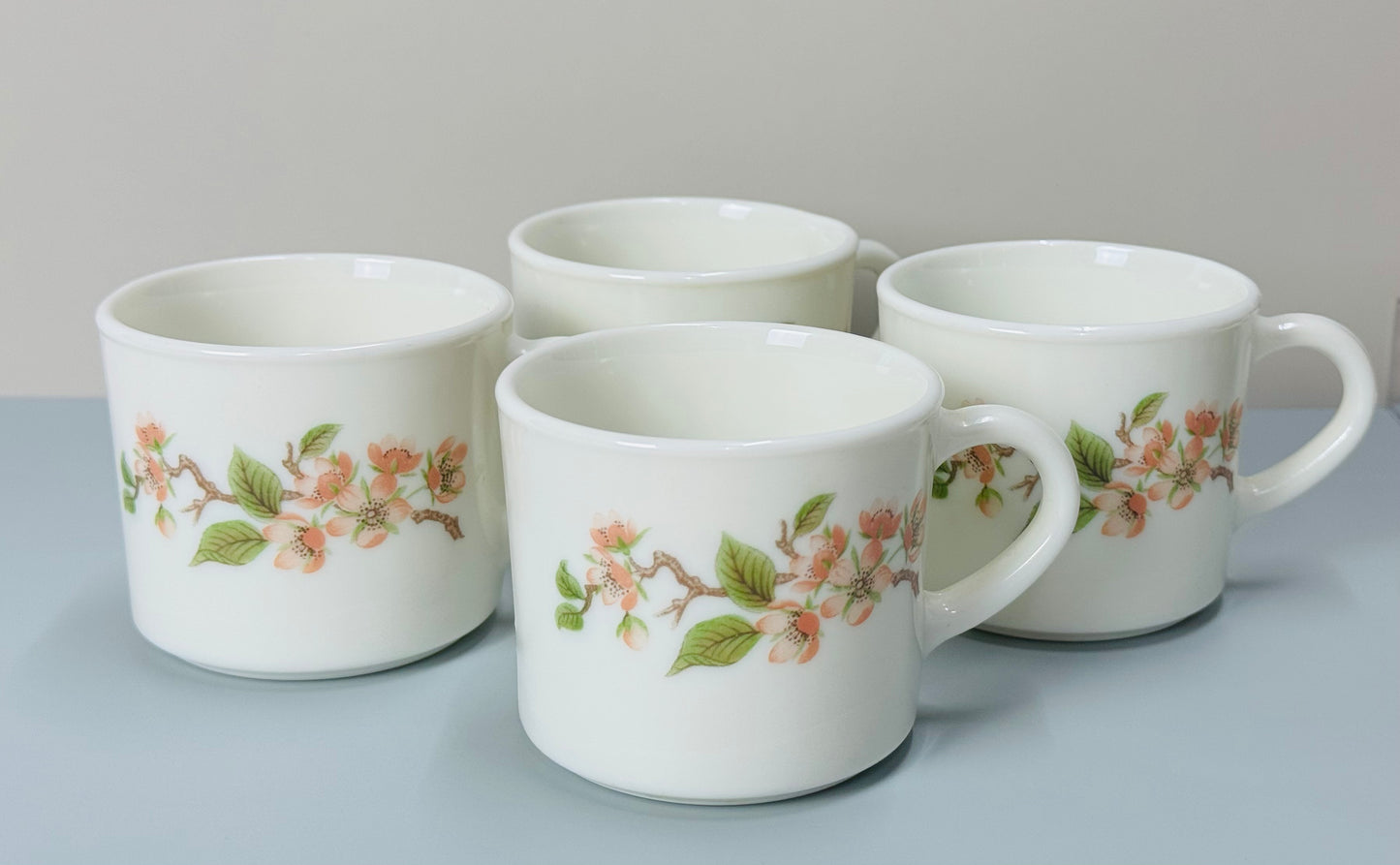 Lisa Cherry Blossom Pyrex Pyrex Teacups