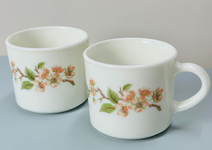 Lisa Cherry Blossom Pyrex Pyrex Teacups