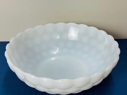 Bubble Milk Glass Bowl