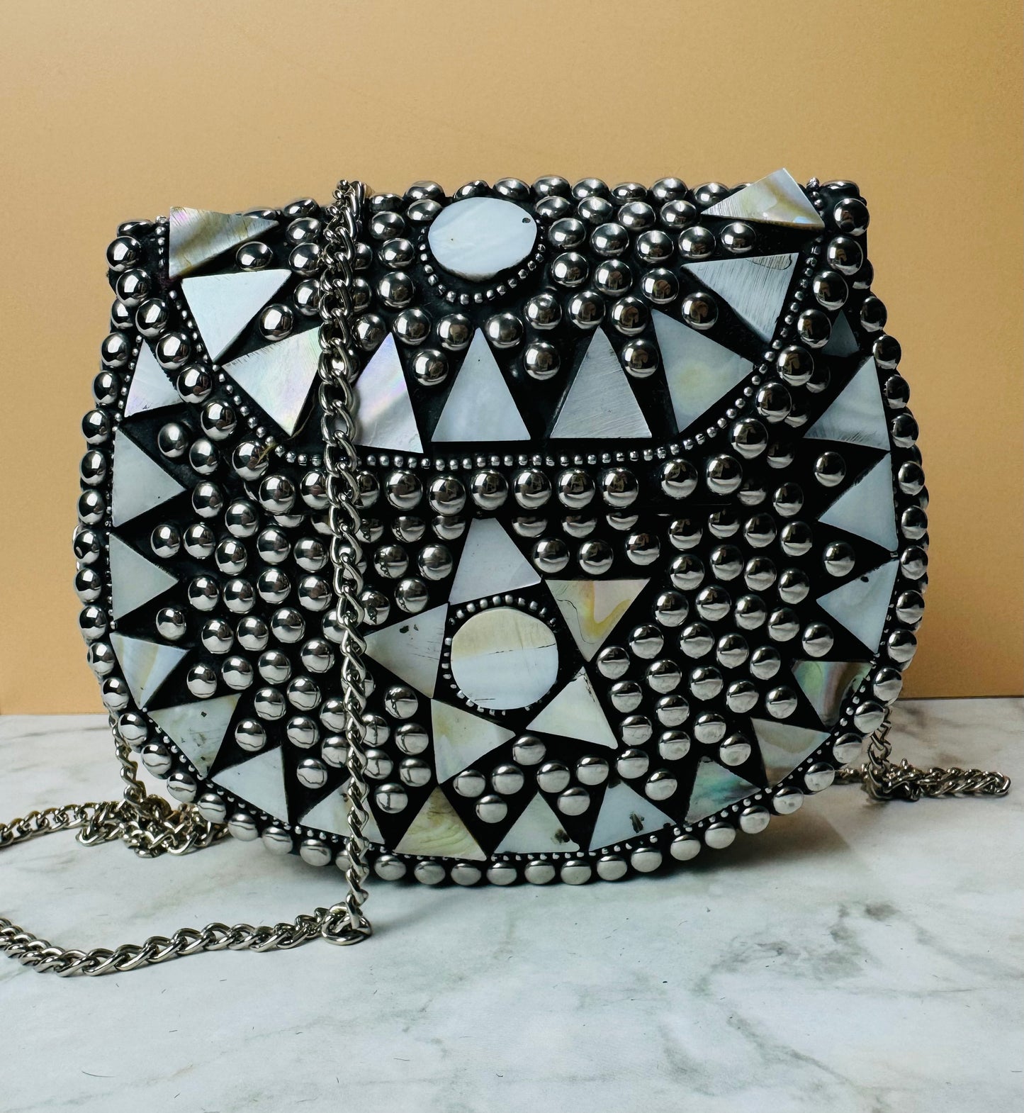 Metal Stone Handbags