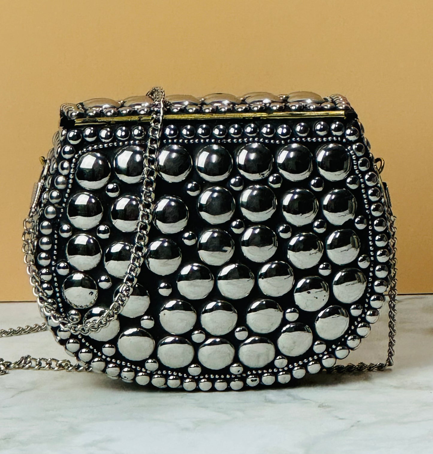 Metal Stone Handbags