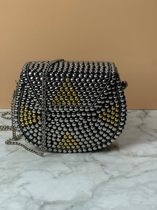 Metal Stone Handbags