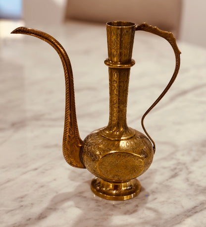 Vintage Brass Genie Bottle